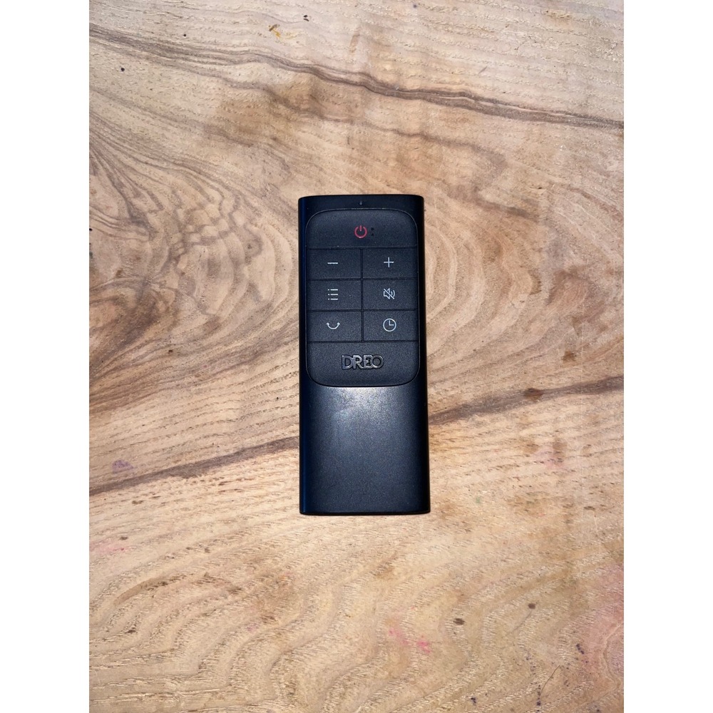 DREO Tower Fan Replacement Remote Control Black Handheld Wireless USED